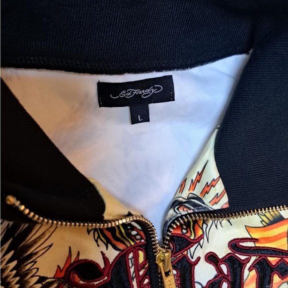 Ed Hardy Y2K Track Suit (Set) Women's size LARGE - Picture 8 of 12